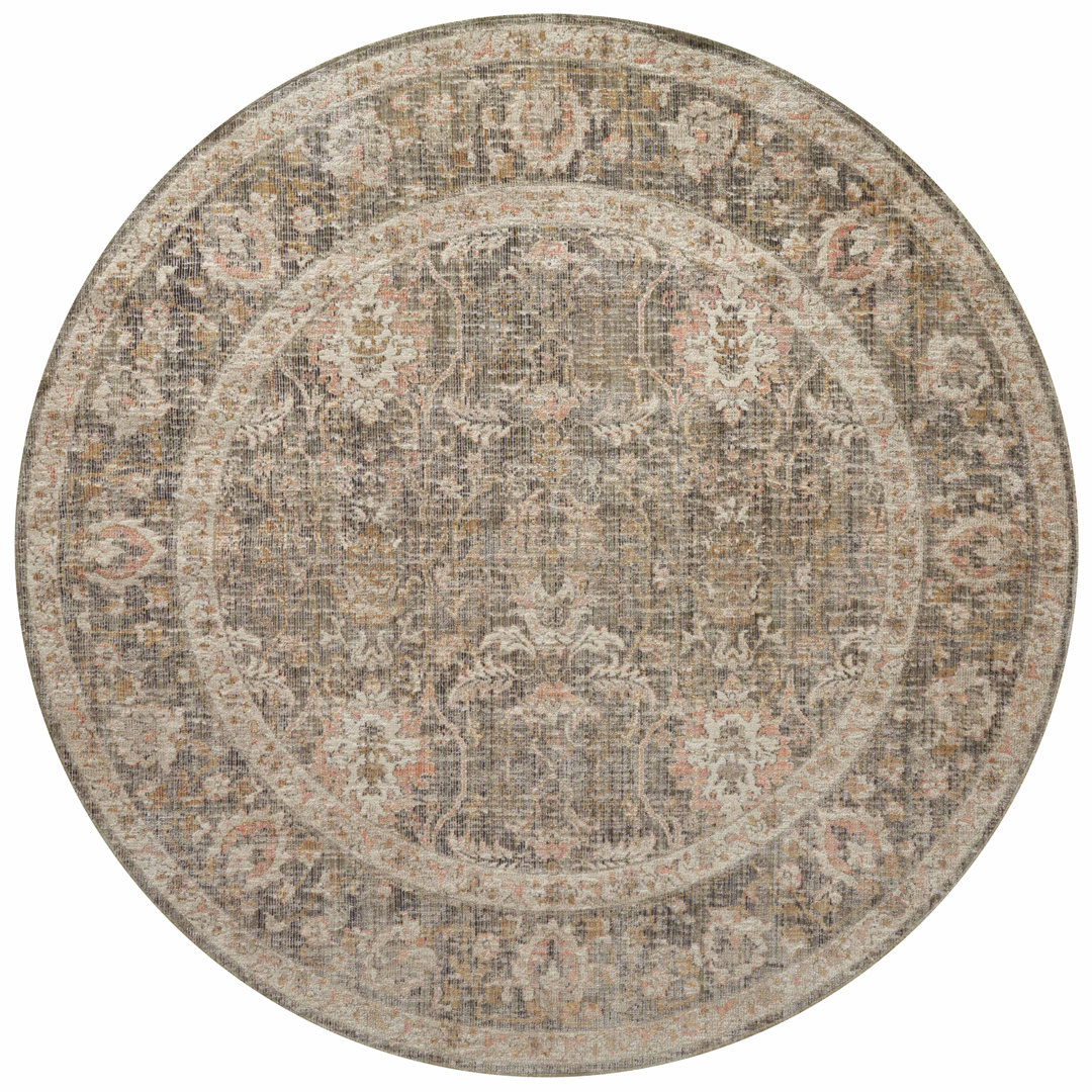Chris Loves Julia x Loloi Rosemarie Oriental Sage Blush Area Rug